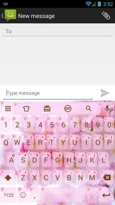 Theme Love Cherry for Emoji Keyboard android App screenshot 2