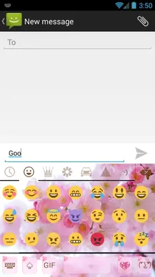 Theme Love Cherry for Emoji Keyboard android App screenshot 3