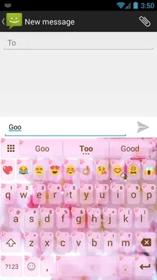 Theme Love Cherry for Emoji Keyboard android App screenshot 4